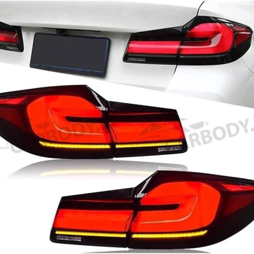 BMW 5 G30 2016-2019 LED LCI išvaizdos galiniai žibintai
