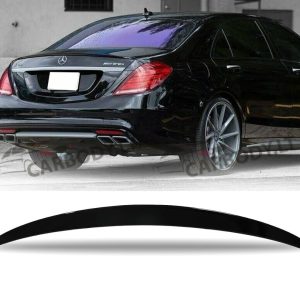 Bagāžnieka spoileris Mercedes-Benz W222 2013–2020, melns spīdīgs