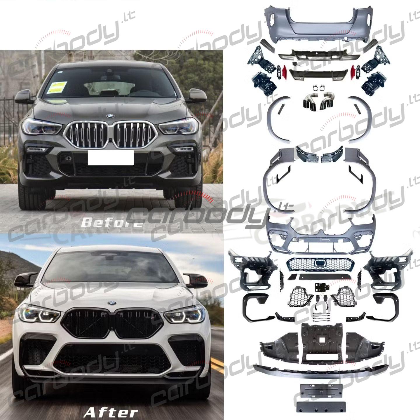 BMW X6 G06 Apdailos komplektas skirtas perdaryti i X6M F96 2019-2022m - Image 2