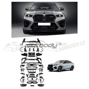 Комплект бамперов X6M LCI с передними фарами, 2019–2023