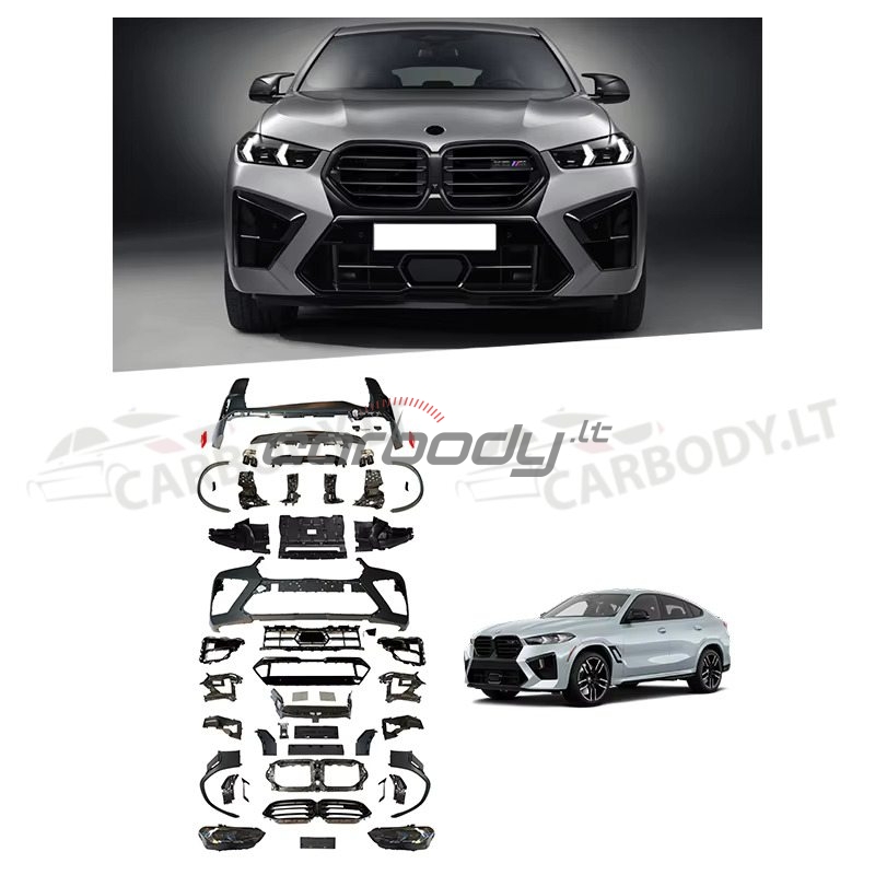 X6M LCI Stiliaus buferių komplektas su priekiniais žibintais ( 2019 - 2023m)