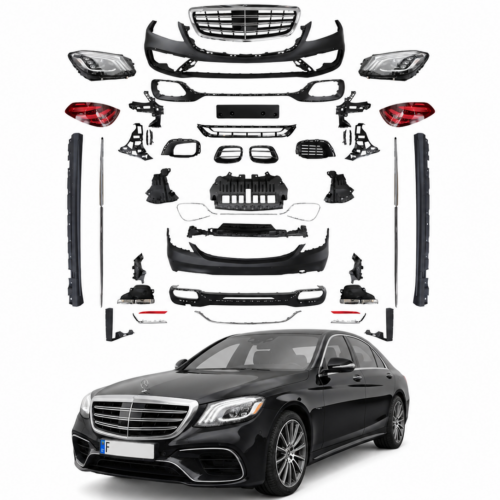 S63 Stiliaus Apdailos komplektas skirtas Mercedes S Klasės W222 (2017-2020) Ilgos bazės modeliams