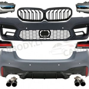 BMW M5 LCI F90 stila virsbūves komplekts ar lukturiem BMW G30 Pre-LCI 2017–2020