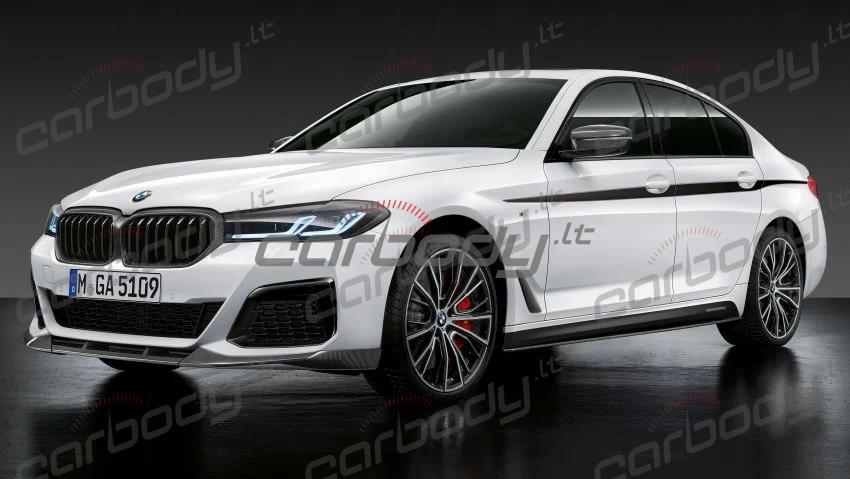 BMW G30/G31 M Performance spoilerių komplektas 2020- Facelift modeliams - Image 2