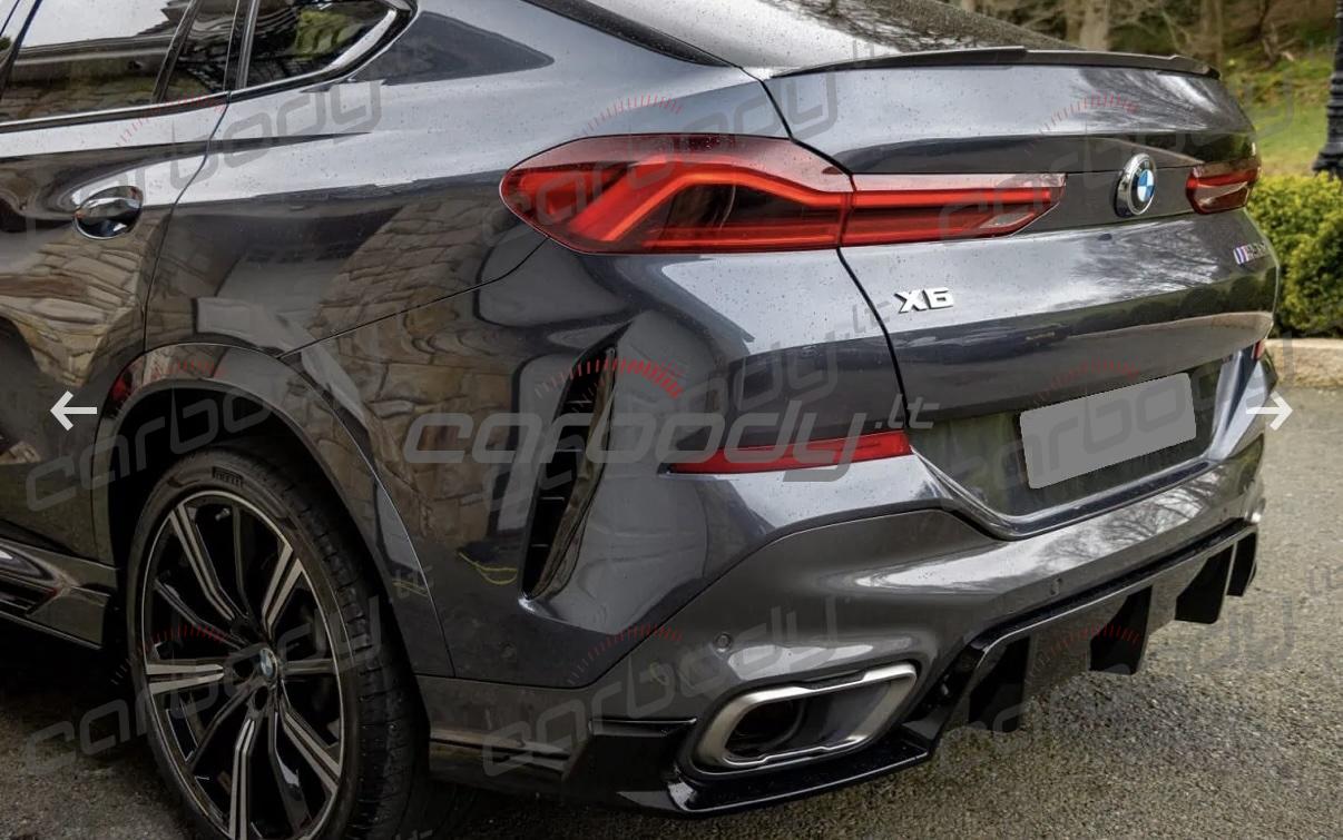 BMW X6 G06 Juodas blizgus Black Knight apdailos komplektas. - Image 6