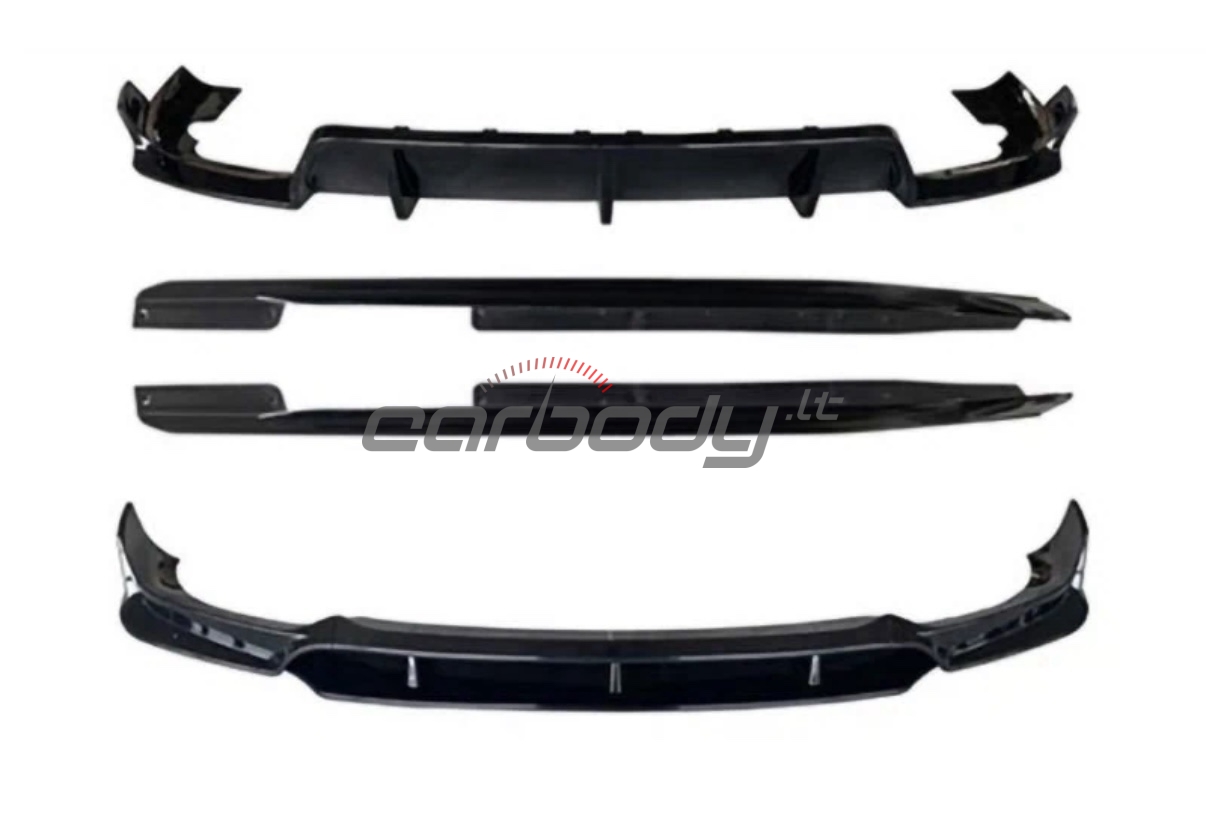 BMW X6 G06 Juodas blizgus Black Knight apdailos komplektas.