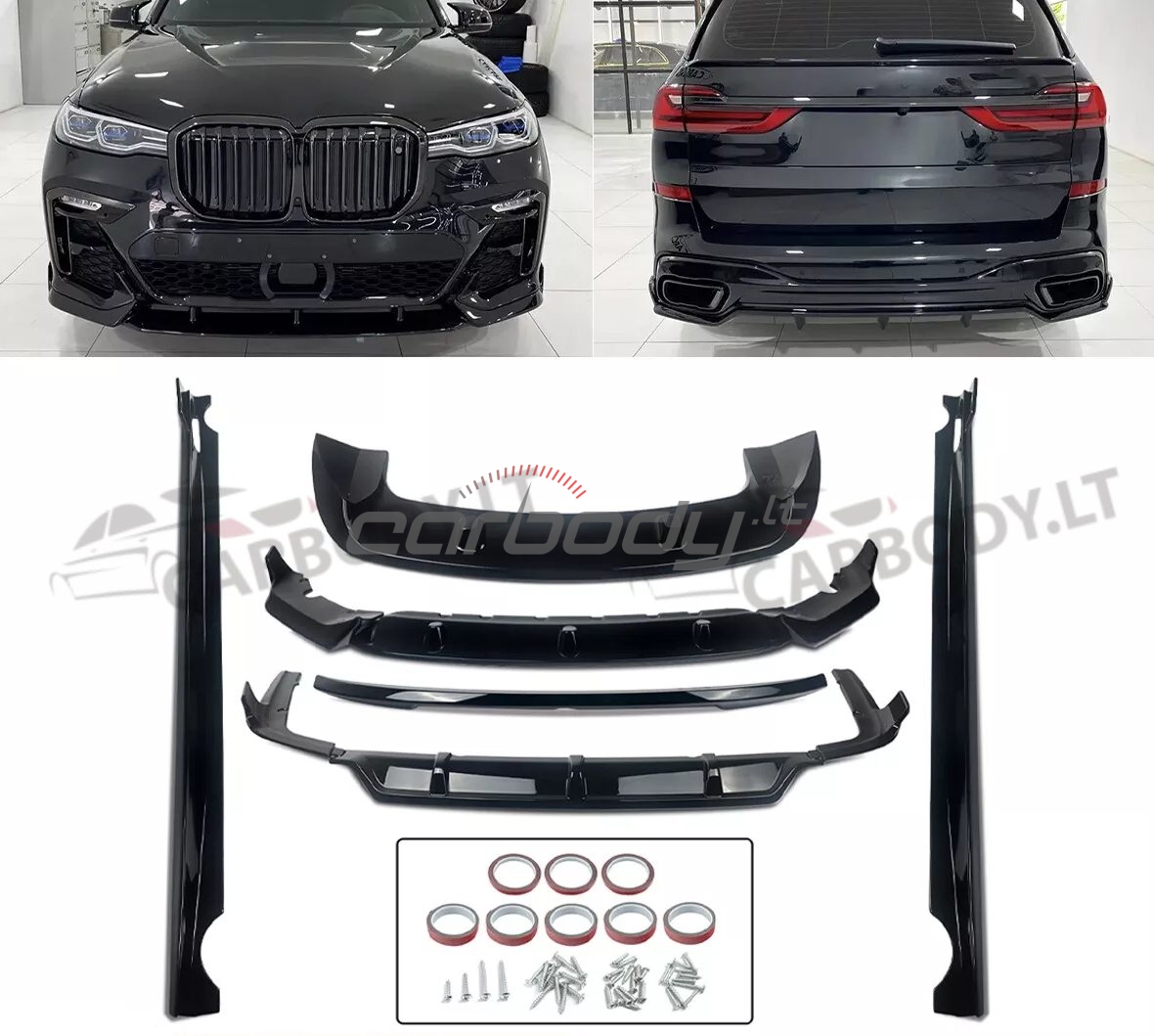 AERO Apdailos komplektas skirtas BMW X7 G07 M Sport modeliams