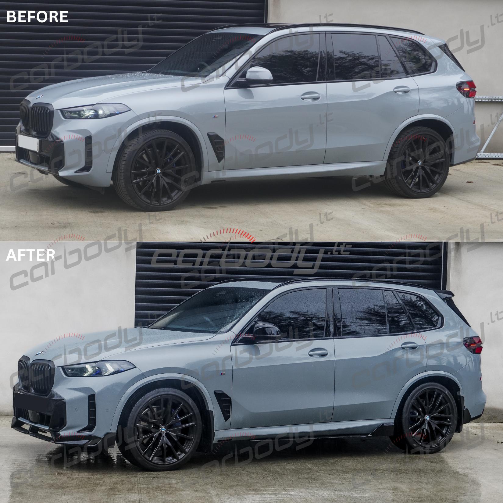 BMW X5 G05 LCI (2023-2026) Juodas blizgus AERO apdailų komplektas skirtas M Sport modeliams - Image 2