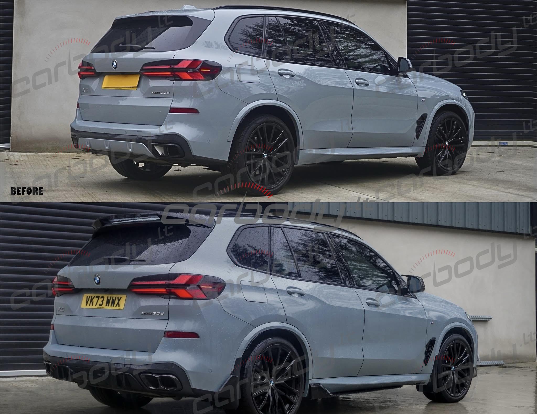 BMW X5 G05 LCI (2023-2026) Juodas blizgus AERO apdailų komplektas skirtas M Sport modeliams - Image 3