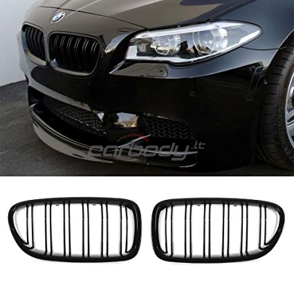 Performance juodos blizgios priekinės grotelės tinkančios BMW F10, F11 modeliams