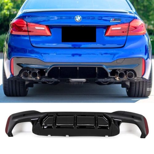 M5 stiliaus galinio buferio difuzorius BMW 5 G30, G31 modeliams