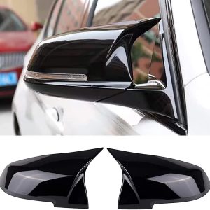 M stila spoguļu vāciņu komplekts BMW F20/F22/F30/F32/F34/E84, melns spīdīgs
