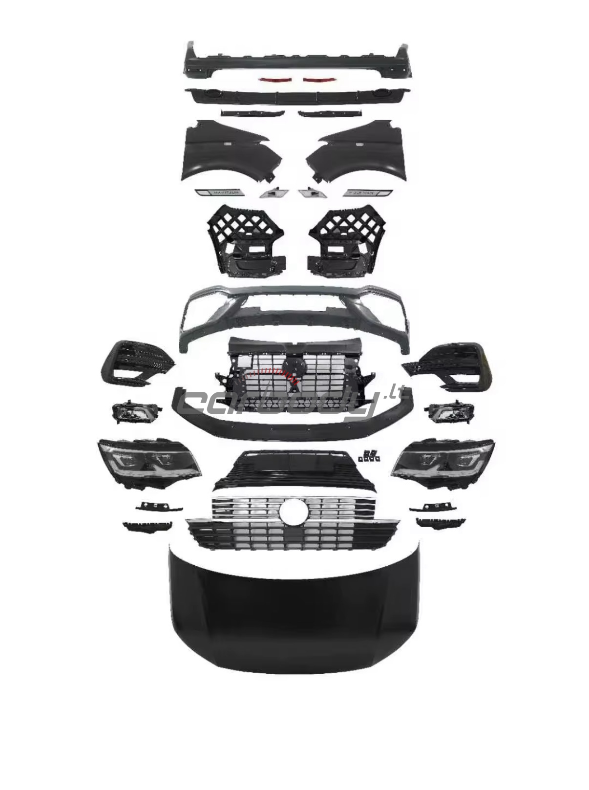 VW T5 perdarymo komplektas į LVR stiliaus T6, T6.1