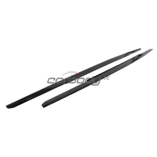 BMW F10, F11 M-sport poslenksčių komplektas, juodas, blizgus