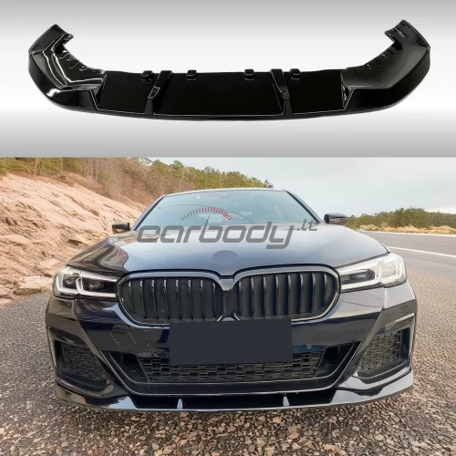 Performance priekinio Bamperio Pažeminimas skirtas BMW G30 / G31 LCI (21-23), juodas blizgus