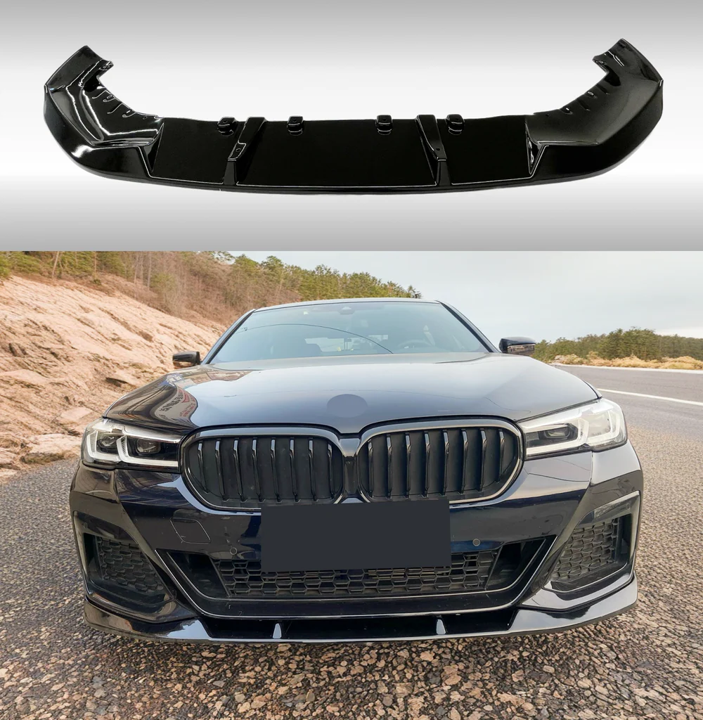 Performance priekinio Bamperio Pažeminimas skirtas BMW G30 / G31 LCI (21-23), juodas blizgus