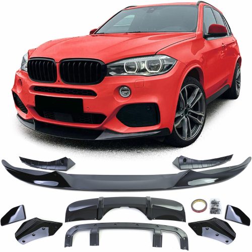 Performance komplektas BMW X5 F15 M SPORT modeliams, juodas blizgus