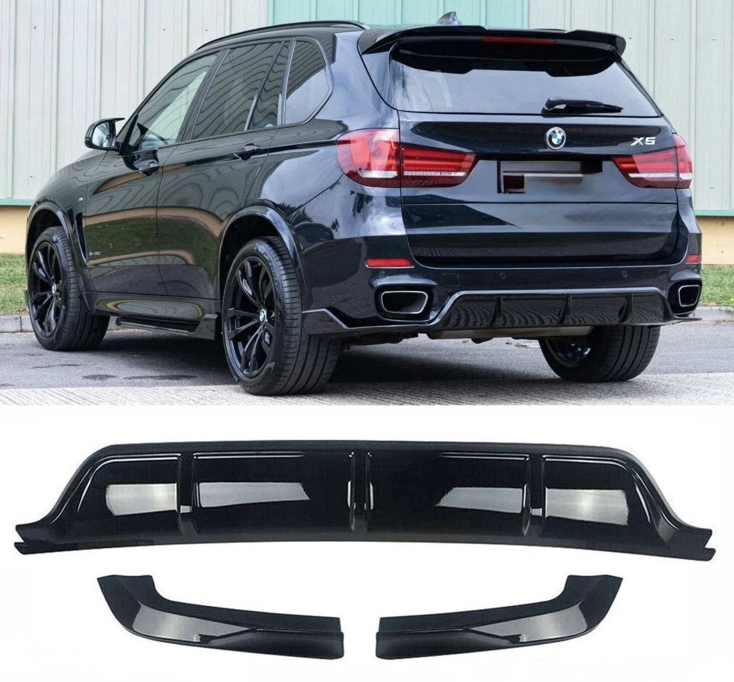 BMW X5 F15 AERO galinio buferio difuzorius